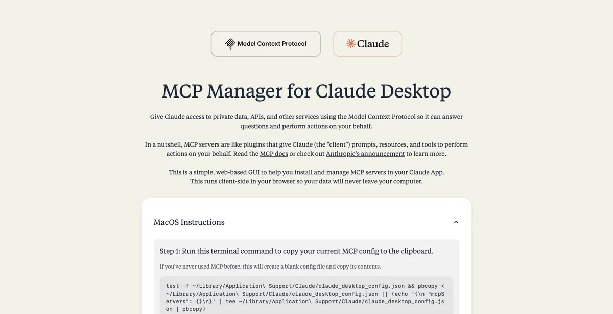 MCP Manager